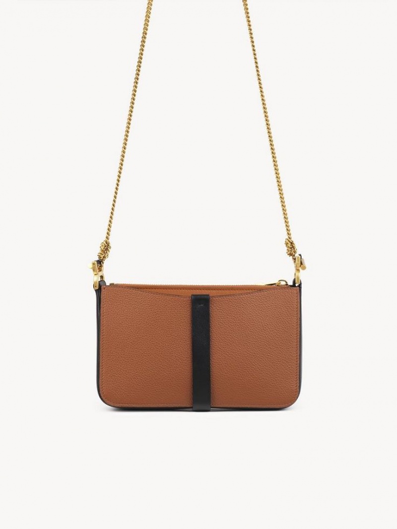 Torebki Małe Chloe Marcie Pouch On Chain Brązowe | CHE-SR13703
