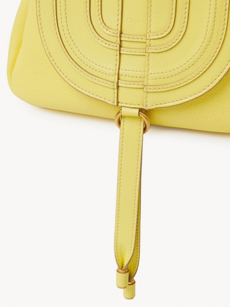 Torebki Małe Chloe Marcie Small Clutch Żółte | CHE-SR13679