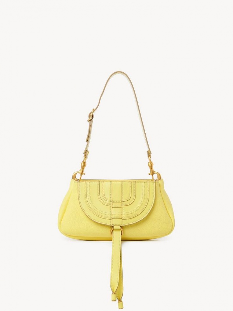 Torebki Małe Chloe Marcie Small Clutch Żółte | CHE-SR13679