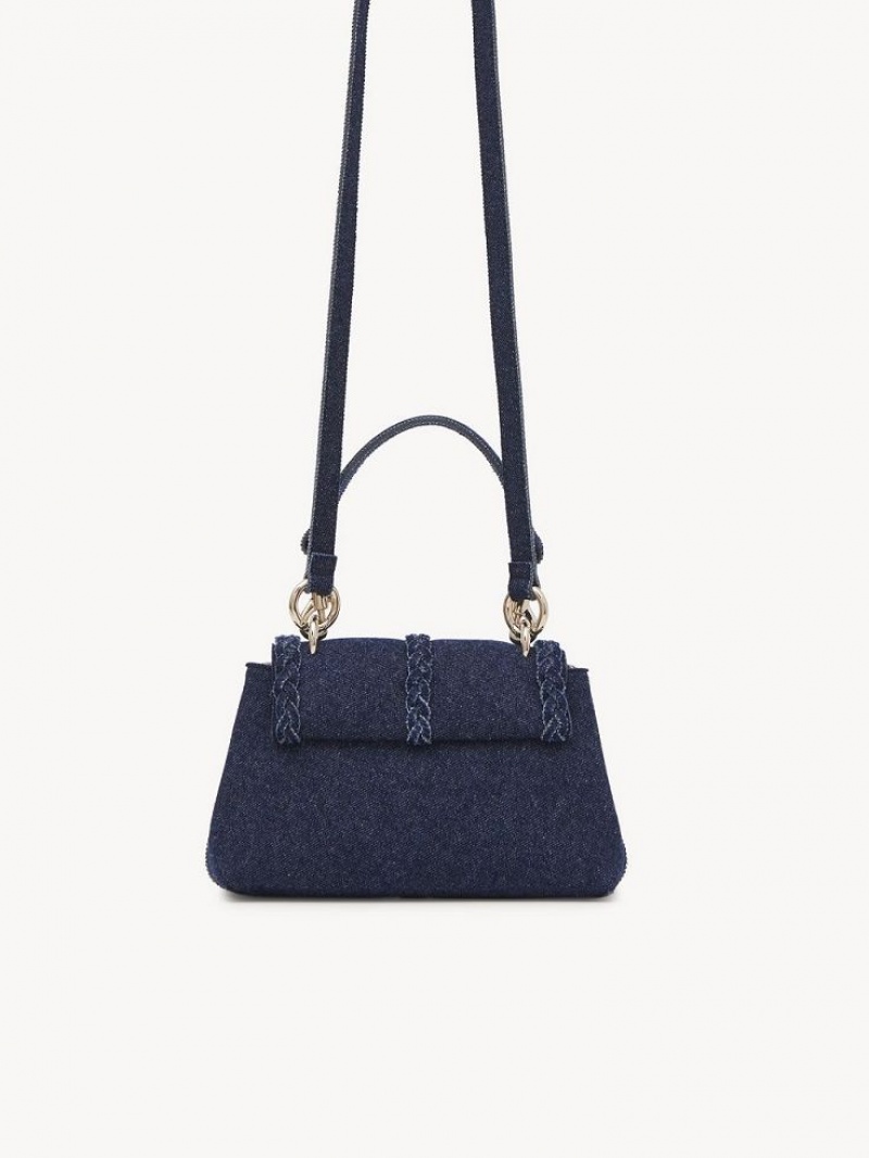 Torebki Małe Chloe Penelope Soft Shoulder Niebieskie | CHE-SR13705