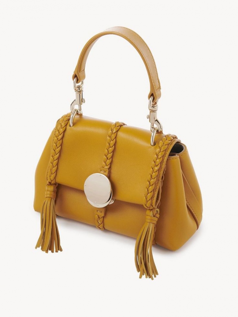 Torebki Małe Chloe Penelope Soft Shoulder Żółte | CHE-SR13736