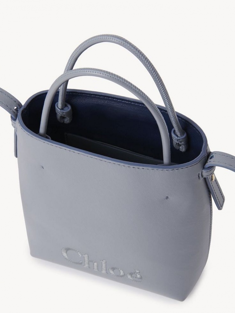 Torebki Małe Chloe Sense Tote Niebieskie | CHE-SR13733