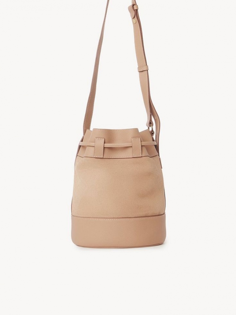 Torebki Małe Chloe Vicki Bucket Kawa Różowe | CHE-SR14747