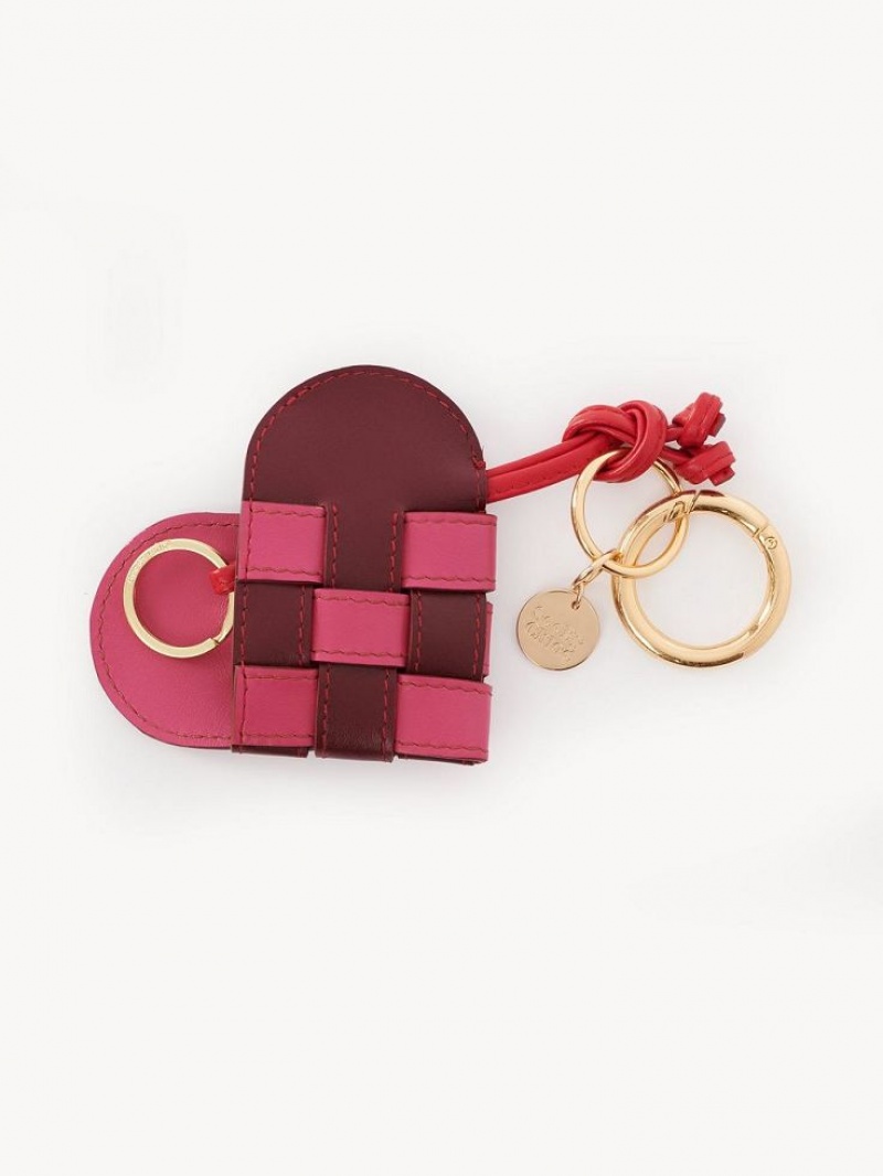 Łańcuch Chloe My Sbc Woven Heart Czerwone | CHE-SR14942