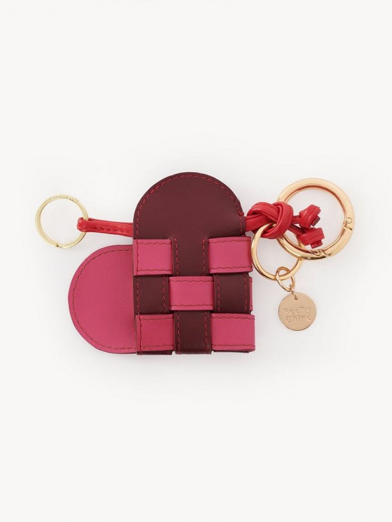Łańcuch Chloe My Sbc Woven Heart Czerwone | CHE-SR14942